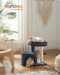 Feandrea arbre chat petit perchoir peluche, repos doux après jeu