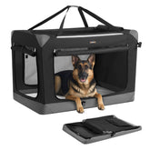 Feandrea cage chien pliable porte maille avant pour ventilation accrue