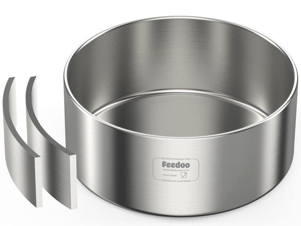 Bol Feedoo double paroi 2L, pour aliments ou eau, isolation efficace.