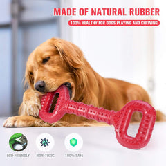 Feeko en caoutchouc naturel, durable, parfait pour chiens puissants qui aiment mordre.
