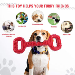 Feeko jouet interactif grand chien, longueur 15 pouces, stimule le jeu et l’exercice.