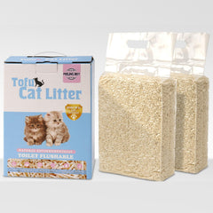 FEELING BEST Tofu Cat Litter emballage facile à ranger et transporter