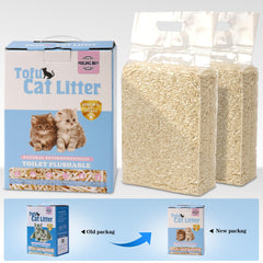 FEELING BEST Tofu Cat Litter grains 1,5 mm — absorption rapide et efficace