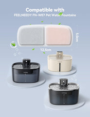 Eponge FEELNEEDY pour fontaine chat – 6 paquets, filtration durable