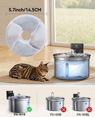 Éponges de pompe FEELNEEDY – remplacement FN-W19 pour filtration efficace.