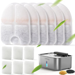 FEELNEEDY filtre-eau quatre-couches pour eau plus pure à chaque gorgée