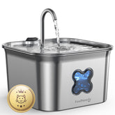 FEELNEEDY fontaine-chat-acier-inox-304-bassin assure un espace propre et sans plastique.