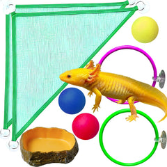 Fejapa hamac axolotl, espace de repos près de la surface pour l’animal.