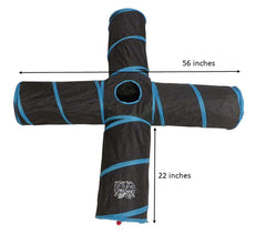 Feline Ruff matière polyester durable, résistance et pliabilité pour sessions de jeu prolongées.
