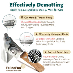 Pinceau Felinfun Peau Douce: brosse douce qui respecte la peau sensible.