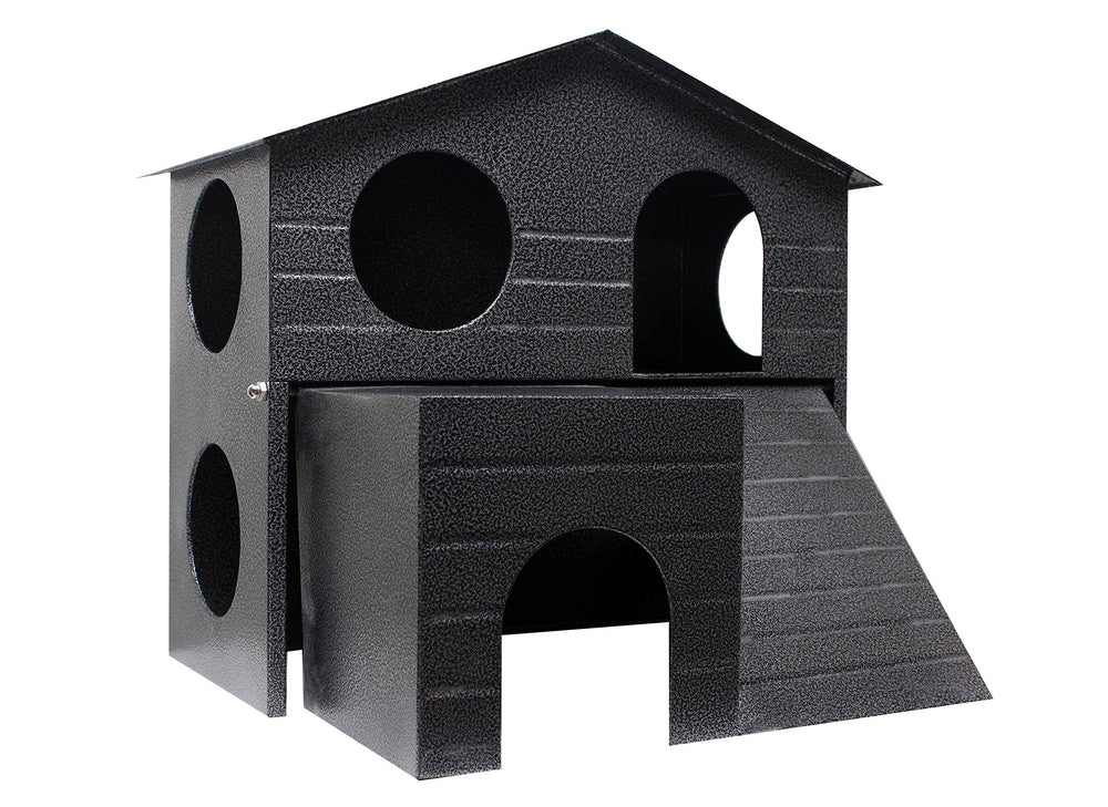 SafeHaven XL refuge extérieur en métal, durable et sûr pour petits animaux
