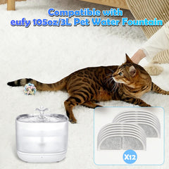 Filtration triple Fenkabs pour fontaine eufy — réduction des impuretés