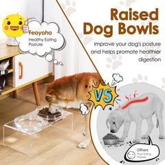 Feoyoho base antiderapante transparente, stabilité accrue pendant les repas.