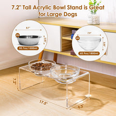 Feoyoho base antiderapante transparente pour plus de stabilité