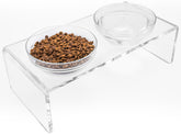 Feoyoho support elevateur pour chiens et chats avec bol amovible et look moderne