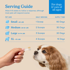 Étiquette Fera Pets: formule NASC, sans colorants ni conservateurs.