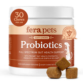 Fera Pets Probiotiques pour chien – bouteille, soutien digestif.