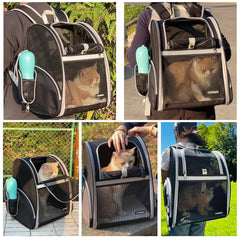 FERMAO Sac-chat-support-metal-intégré offre stabilité et soutien durant le voyage.