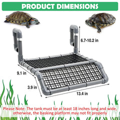 Fhiny Ajustement hauteur plateforme, personnalisation adaptée au terrarium.