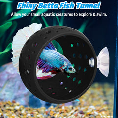 Fhiny Betta Tunnel: ventouse forte assure une fixation fiable sur la vitre.