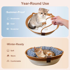 FHKPET Instinct Basket murs hauts: refuge sécurisé et apaisant pour chats.
