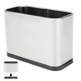 Porte-pelle litière FHTONGE en inox: rangement compact et pratique.