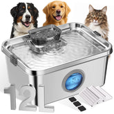 Ficuswin Fontaine 12L: capacité généreuse pour chiens et chats, usage multi-animaux.