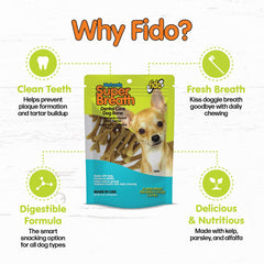 Ingrédients naturels Fido: kelp, persil et luzerne pour l'harmonie digestive