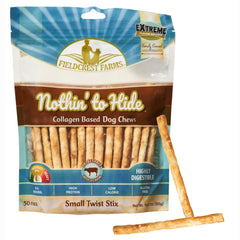Fieldcrest Farms Nothin' to Hide Twist Stix boeuf, texture douce pour digestion