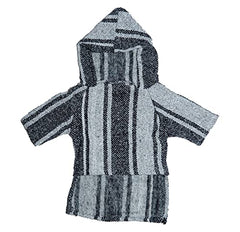 Guide des tailles Fiesta Brands Poncho Baja pour chien, pour trouver la bonne taille.