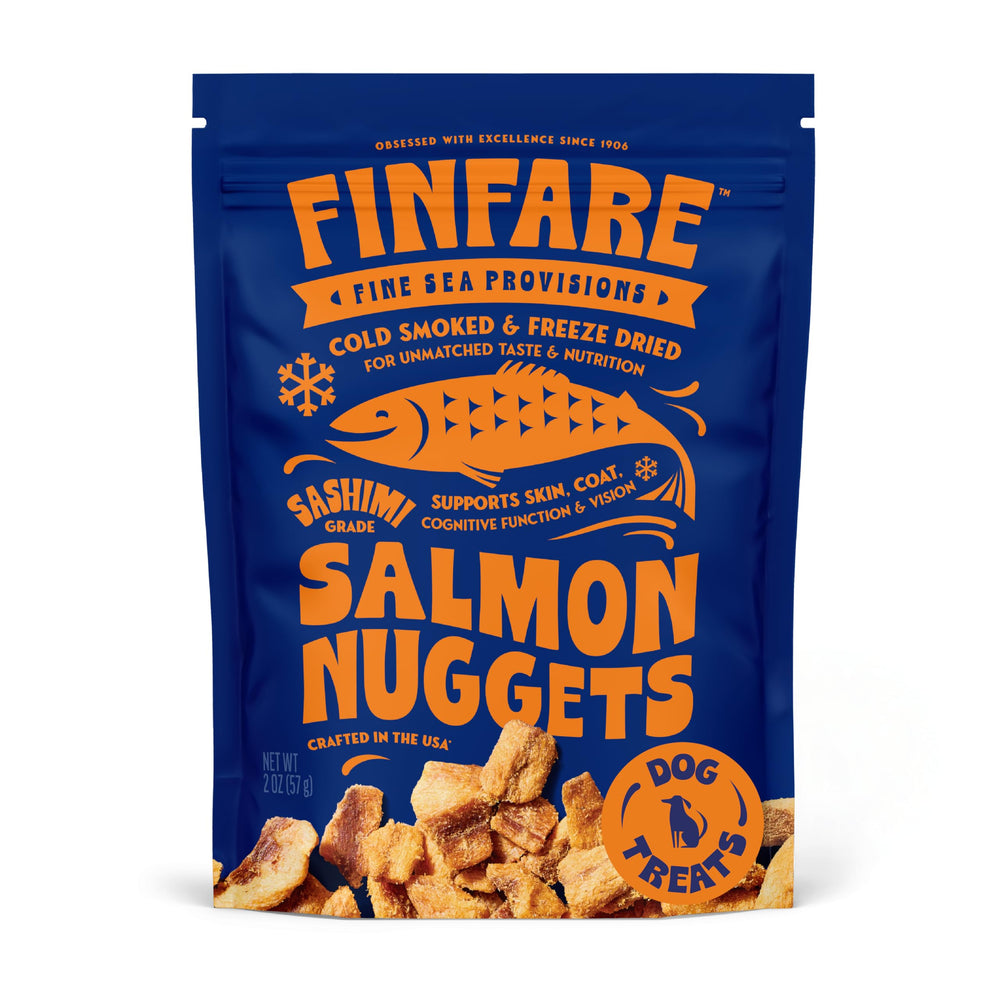 Finfare saumon lyophilisé bouchées – récompense savoureuse et protéinée pour chiens