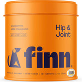 Finn: bouteille montrant le soutien articulaire pour chiens