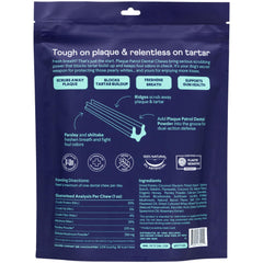 Finn Plaque Patrol friandises dentaires grandes morceaux, plaisir pour le chien et routine dentaire.