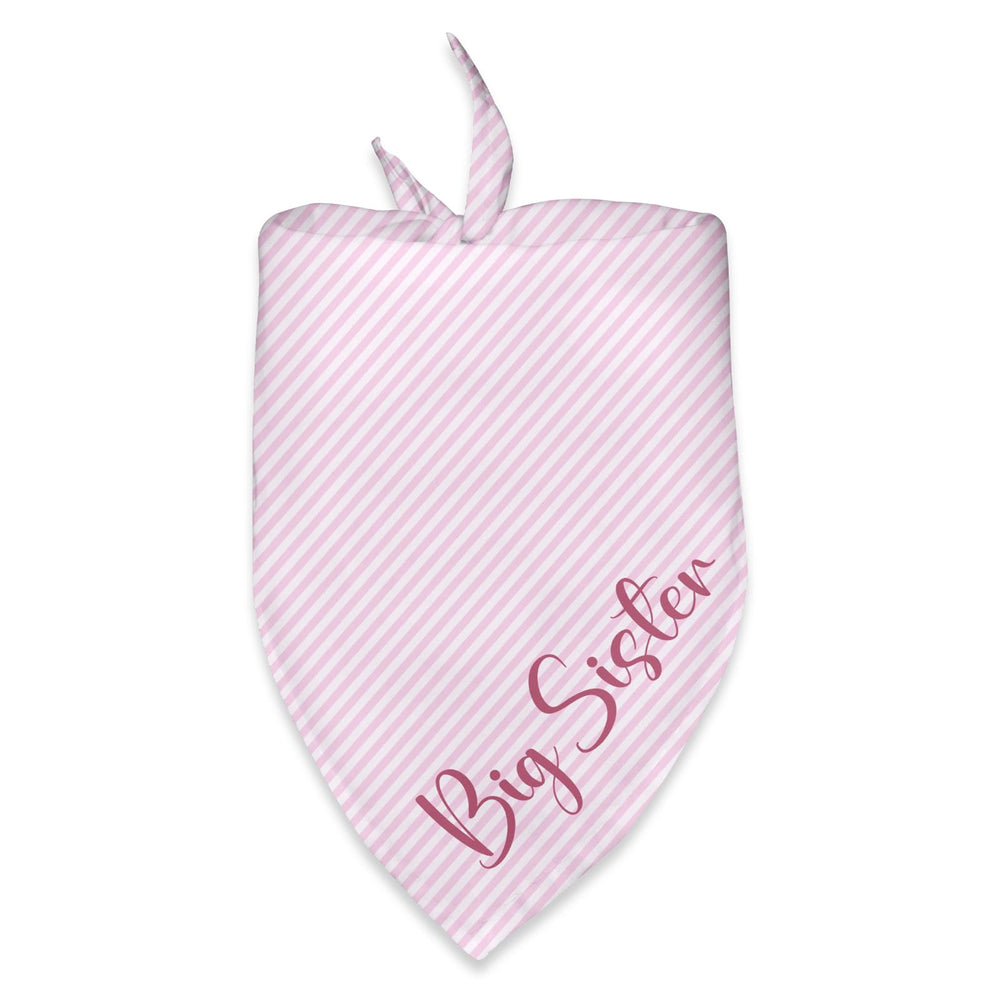 Bandana Fipsieneml pour chien grande sœur rose, prêt pour une annonce de grossesse photo