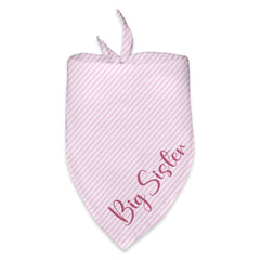 Bandana Fipsieneml pour chien grande sœur rose, prêt pour une annonce de grossesse photo