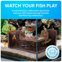 Labyrinthe modulaire FISHNOSH, empilable pour créer un décor sous-marin varié.