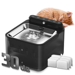 Fontaine Fitenected pour chat sans fil, pratique et autonome.