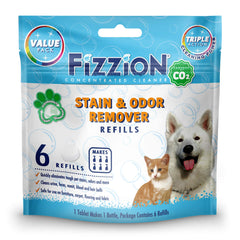 Fizzion tablettes Original – Nettoyage rapide des taches et odeurs sur les tapis d’animaux.