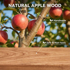 FLAdorepet design naturel bois pomme, habitat forestier pour animaux.