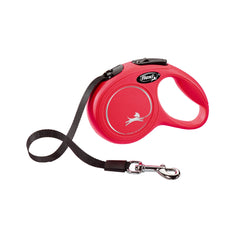 FLEXI Classic XS, laisse rouge 10 pieds, liberté maîtrisée pour petits chiens