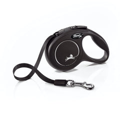 FLEXI New Classic petit chien : poignée ergonomique pour promenade confortable et contrôle précis.