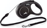 FLEXI Nouvelle Classique corde noire 16 pieds pour petites balades libres.