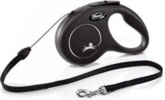 FLEXI Nouvelle Classique corde noire 16 pieds pour petites balades libres.