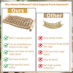 FlidRunest hamac-seagrass oiseau naturel pour repos et observation