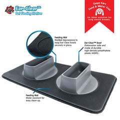 Bol Flipo pour chien à oreilles longues, bol surélevé et pratique.