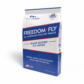 FLOCKLEADER Freedom Fly emballage recyclable, option durable pour éleveurs