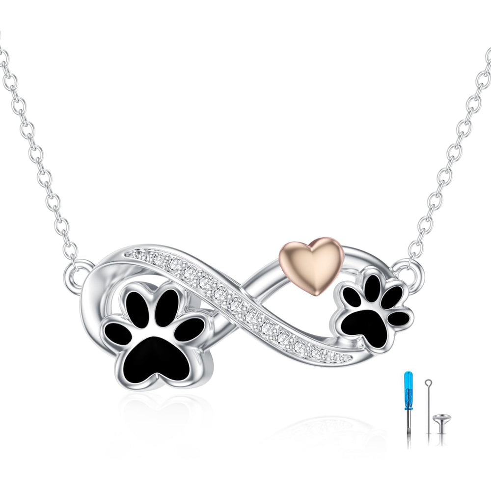 Collier urne Flpruy chat patte infinie, mémoire durable.