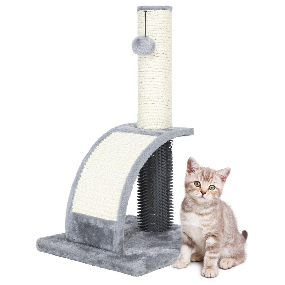 FluffyDream grattoir chat colonne haute en bois, pour de longues sessions de griffage.