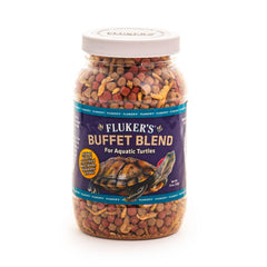 Fluker's Buffet Blend Aquatique offre des pellets flottants pour tortues aquatiques.