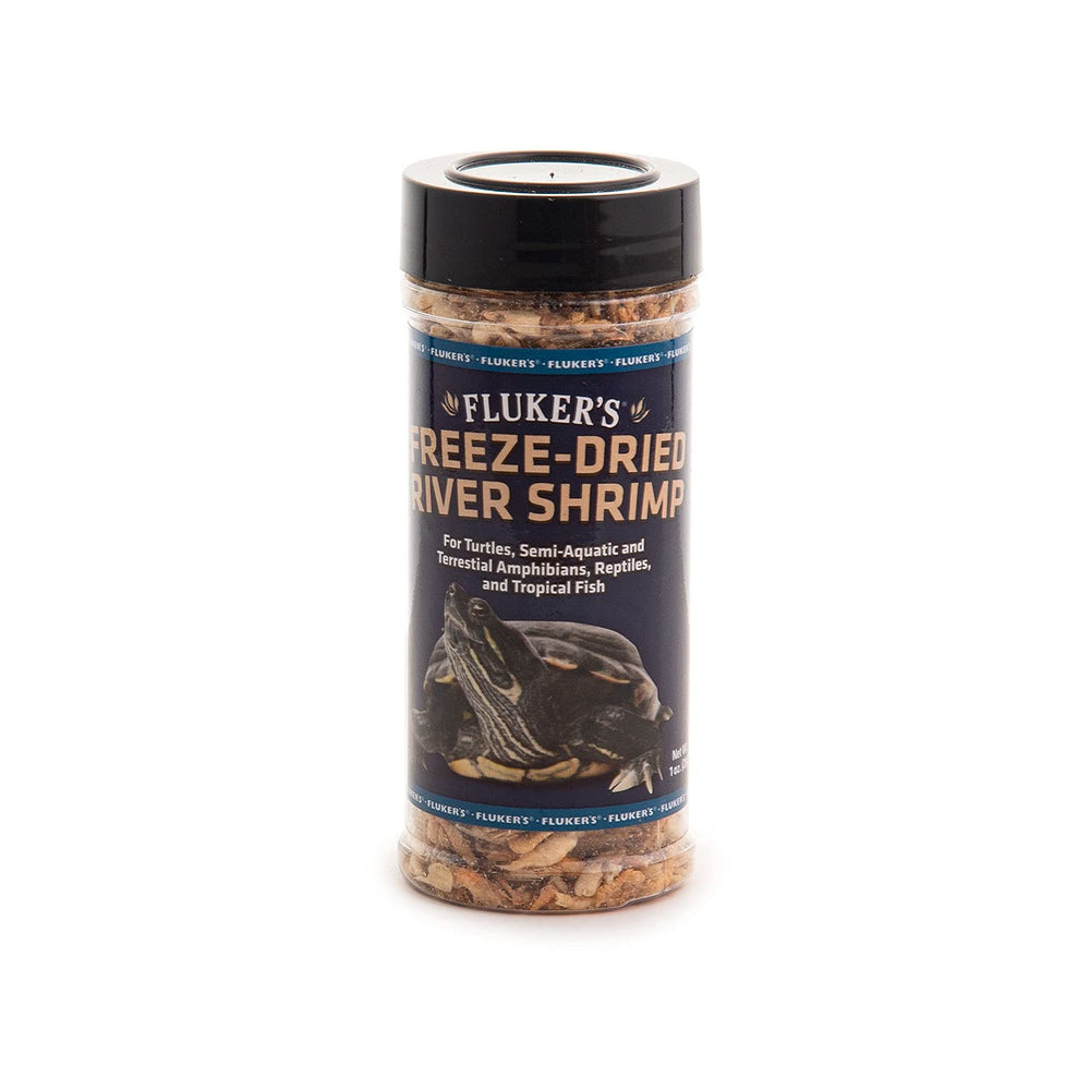 Fluker's crevettes de rivière lyophilisées emballage : collation protéinée pratique.
